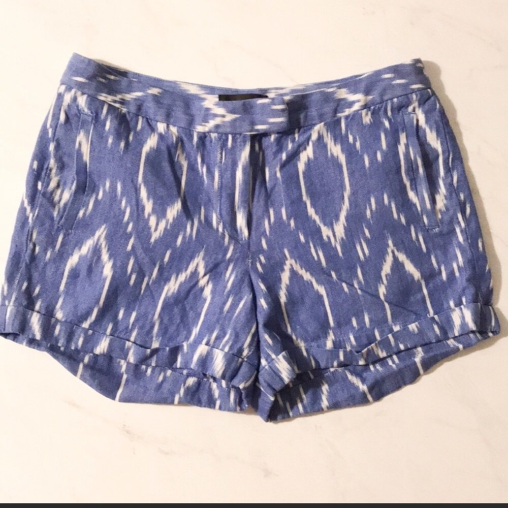 J. Crew Ikat Printed Shorts 💙